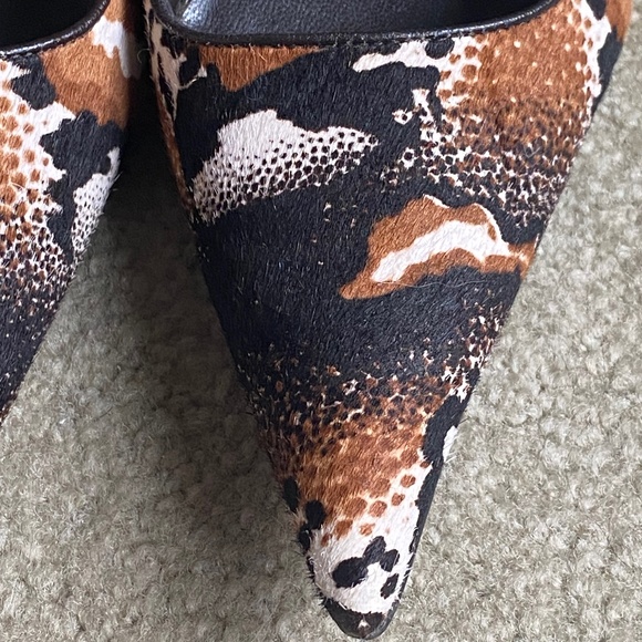 Aldo Animal Print Pony Hair Heels, Size 39 - Picture 3 of 9